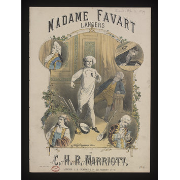 Sheet Music - Madame Favart Langers Sheet Music - Madame Favart Langers