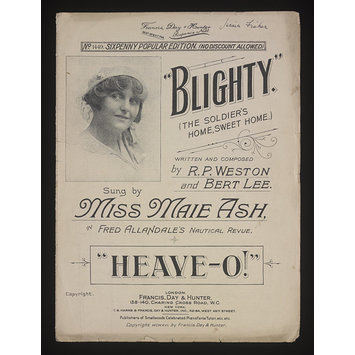 Sheet Music - Blighty Sheet Music - Blighty