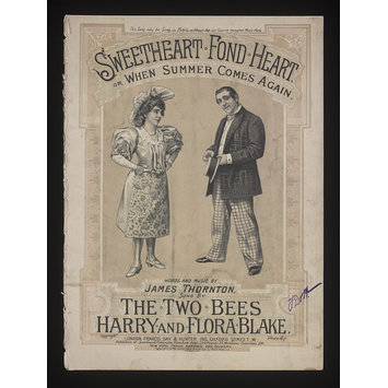 Sheet Music - Sweetheart, Fond Heart or When Summer Comes Again Sheet Music - Sweetheart, Fond Heart or When Summer Comes Again