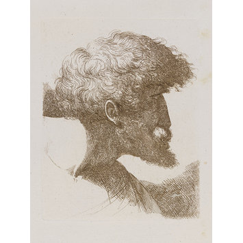 Print - Raccolta di alcuni disegni del Barberi da Cento detto Il Guercino Print - Raccolta di alcuni disegni del Barberi da Cento detto Il Guercino