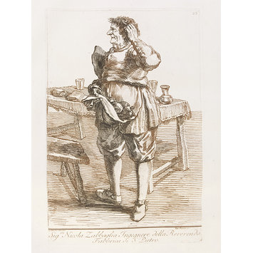 Print - Raccolta di alcuni disegni del Barberi da Cento detto Il Guercino Print - Raccolta di alcuni disegni del Barberi da Cento detto Il Guercino