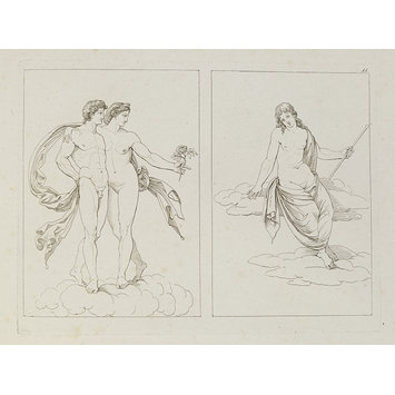 Print - Peintures de la Sala Borgia, au Vatican, de l'Invention de Raphael, recueillies par les Piranesi et dessinées par Thomas Piroli Print - Peintures de la Sala Borgia, au Vatican, de l'Invention de Raphael, recueillies par les Piranesi et dessinées par Thomas Piroli