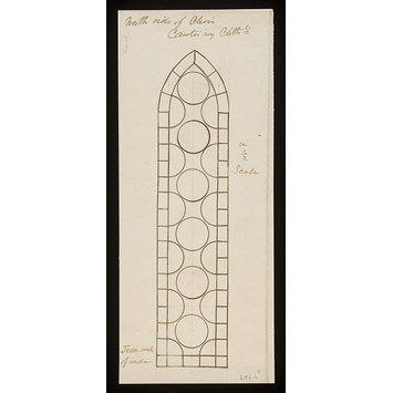Record drawing of stained glass Record drawing of stained glass