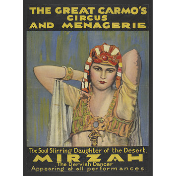 Poster - The Great Carmo's Circus and Menagerie Poster - The Great Carmo's Circus and Menagerie