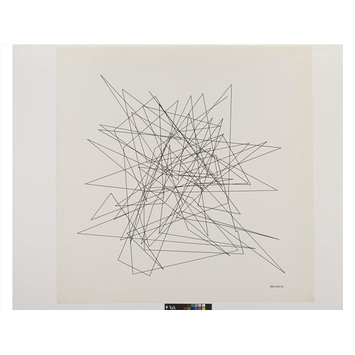 Plotter drawing - Polygonzug 6/7/64 No.2 Plotter drawing - Polygonzug 6/7/64 No.2