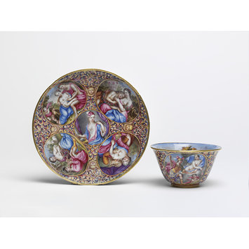 Cup and saucer Cup and saucer