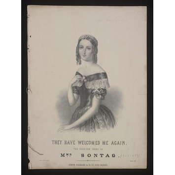 Sheet Music - They Have Welcomed Me Again Sheet Music - They Have Welcomed Me Again