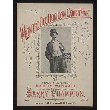 Sheet Music - When The Old Dun Cow Caught Fire Sheet Music - When The Old Dun Cow Caught Fire