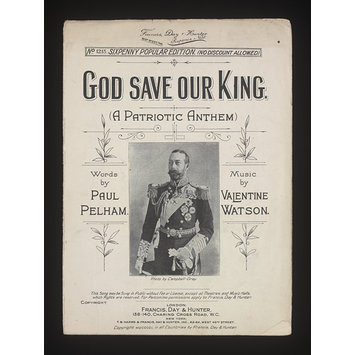 Sheet Music - God Save Our King Sheet Music - God Save Our King