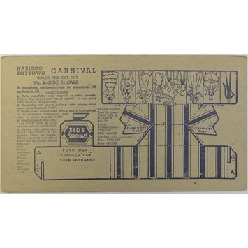 Model - Nabisco Toytown Carnival No. 4 Side Shows Model - Nabisco Toytown Carnival No. 4 Side Shows