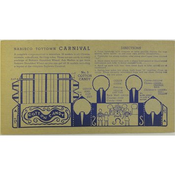 Model - Nabisco Toytown Carnival No. 5 Cotton Candy Model - Nabisco Toytown Carnival No. 5 Cotton Candy