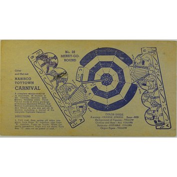 Model - Nabisco Toytown Carnival No. 28 Merry-Go-Round Model - Nabisco Toytown Carnival No. 28 Merry-Go-Round