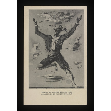 Print - Design by Eugene Berman 1945/Collection of Allison Delarue Print - Design by Eugene Berman 1945/Collection of Allison Delarue