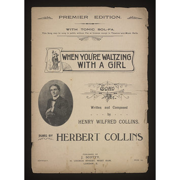 Sheet Music - When You're Waltzing With A Girl Sheet Music - When You're Waltzing With A Girl