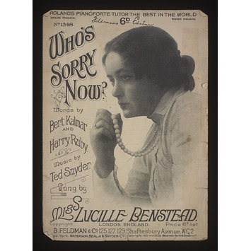 Sheet Music - Who's Sorry Now? Sheet Music - Who's Sorry Now?