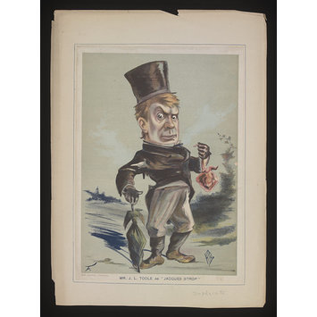 Print - J. L. Toole as Jacques Strop Print - J. L. Toole as Jacques Strop