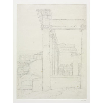 Drawing - Ancient ruins in and near Rome Drawing - Ancient ruins in and near Rome