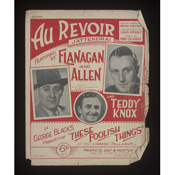 Sheet Music - Au Revoir Sheet Music - Au Revoir