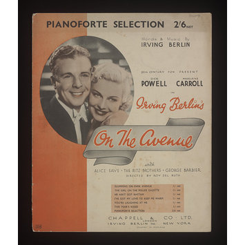 Sheet Music - On the Avenue Sheet Music - On the Avenue