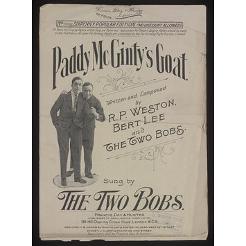Sheet Music - Paddy McGinty's Goat Sheet Music - Paddy McGinty's Goat