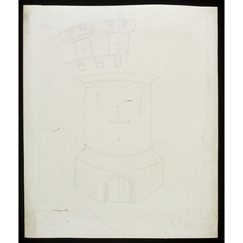 Drawing - Design for the arms of Bridgeworth Drawing - Design for the arms of Bridgeworth