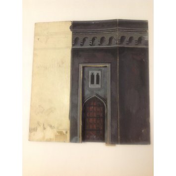 Set model - Morris Kestelman set model piece for Richard III Set model - Morris Kestelman set model piece for Richard III