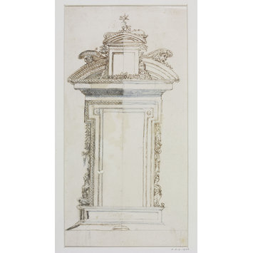 Drawing - Design for a window frame Drawing - Design for a window frame