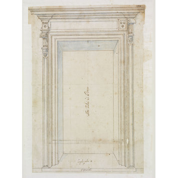 Drawing - Design for a doorcase Drawing - Design for a doorcase