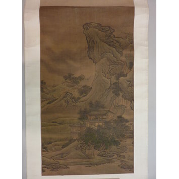Hanging scroll - Storm in the Mountains Hanging scroll - Storm in the Mountains