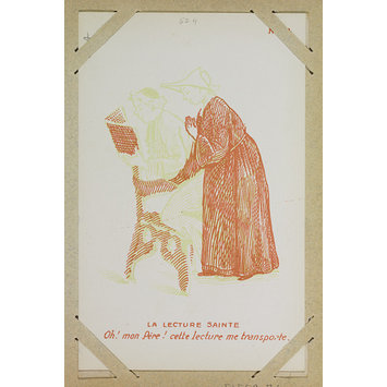 Postcard - La Lecture Sainte Postcard - La Lecture Sainte