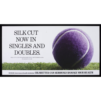 Poster - Silk Cut Now in Singles and Doubles Poster - Silk Cut Now in Singles and Doubles