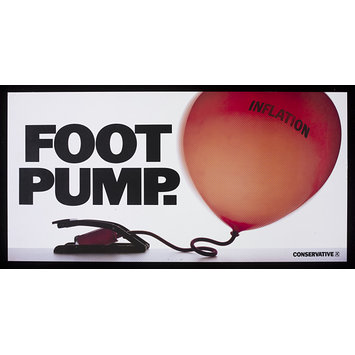 Poster - Foot Pump. Inflation. Poster - Foot Pump. Inflation.