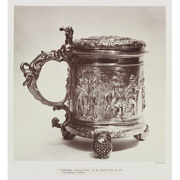 Photograph - Embossed silver Tankard, Palace of Necessidades, Lisbon Photograph - Embossed silver Tankard, Palace of Necessidades, Lisbon