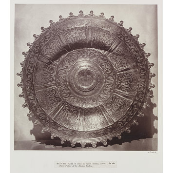Photograph - Silver-gilt Salver, Royal Palace of Ajuda, Lisbon Photograph - Silver-gilt Salver, Royal Palace of Ajuda, Lisbon