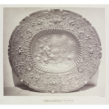 Photograph - Oval salver, Royal Palace of Ajuda, Lisbon Photograph - Oval salver, Royal Palace of Ajuda, Lisbon