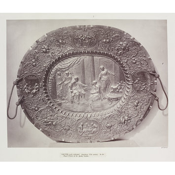 Photograph - Oval salver, Royal Palace of Ajuda, Lisbon Photograph - Oval salver, Royal Palace of Ajuda, Lisbon