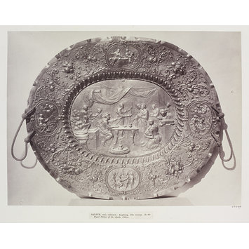 Photograph - Oval salver, Royal Palace of Ajuda, Lisbon Photograph - Oval salver, Royal Palace of Ajuda, Lisbon
