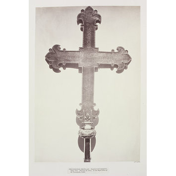 Photograph - Processional Cross (view of back), gold and enamelled, Palace of Necessidades, Lisbon Photograph - Processional Cross (view of back), gold and enamelled, Palace of Necessidades, Lisbon