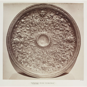 Photograph - Silver-gilt Salver, Royal Palace of Ajuda, Lisbon Photograph - Silver-gilt Salver, Royal Palace of Ajuda, Lisbon