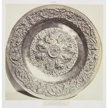 Photograph - Silver-gilt Salver, Royal Palace of Ajuda, Lisbon Photograph - Silver-gilt Salver, Royal Palace of Ajuda, Lisbon