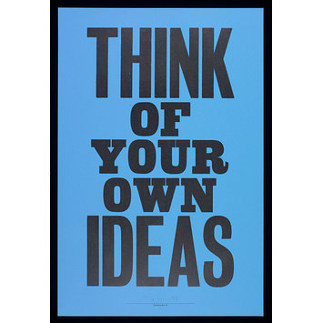 Your own ideas