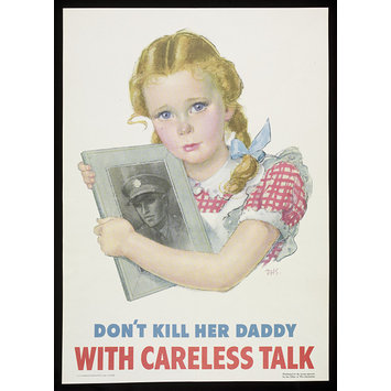 Poster - Don't kill her daddy with Careless Talk Poster - Don't kill her daddy with Careless Talk