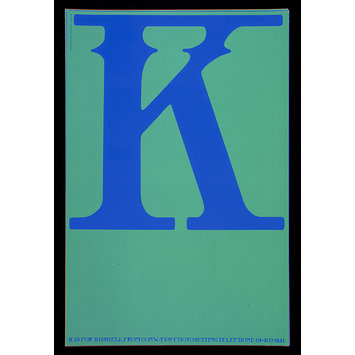 Poster - A to Z poster alphabet for Conways' photosetting Poster - A to Z poster alphabet for Conways' photosetting