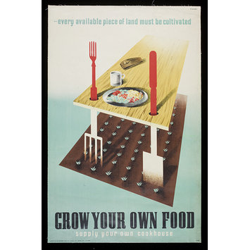 Poster - Grow Your Own Food supply your own cookhouse Poster - Grow Your Own Food supply your own cookhouse