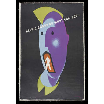 Poster - Keep a Guard on What You Say Poster - Keep a Guard on What You Say