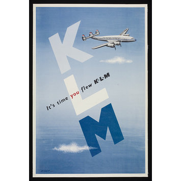 Poster - It's time you flew K.L.M. Poster - It's time you flew K.L.M.