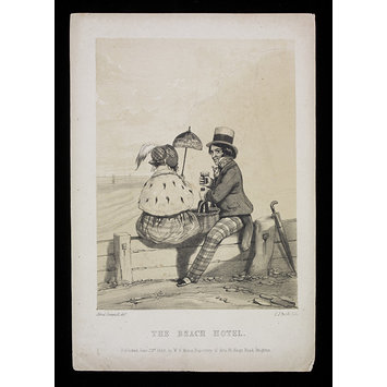 Lithograph - The Beach Hotel Lithograph - The Beach Hotel