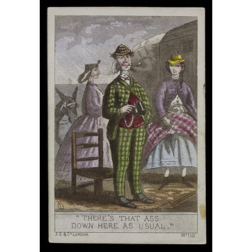 Satirical print - "There's that Ass down here as usual." Satirical print - "There's that Ass down here as usual."