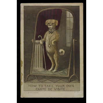 Satirical print - How to take your own Carte de Visite Satirical print - How to take your own Carte de Visite