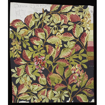 Textile design - Laburnam and Copper Beech Textile design - Laburnam and Copper Beech